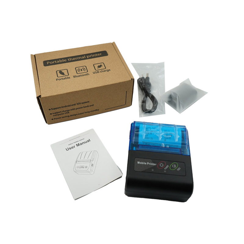 เครื่องพิมพ์ความร้อนแบบพกพา Bluetooth