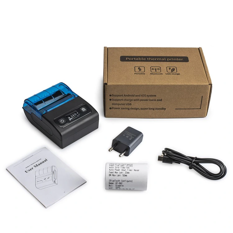 เครื่องพิมพ์ความร้อน Bluetooth สำหรับการเรียกเก็บเงิน